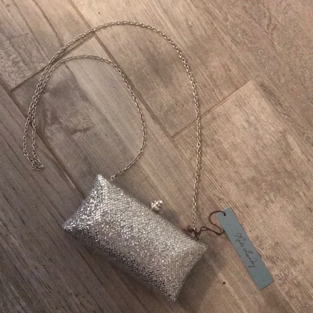 Sparkly silver clutch/purse